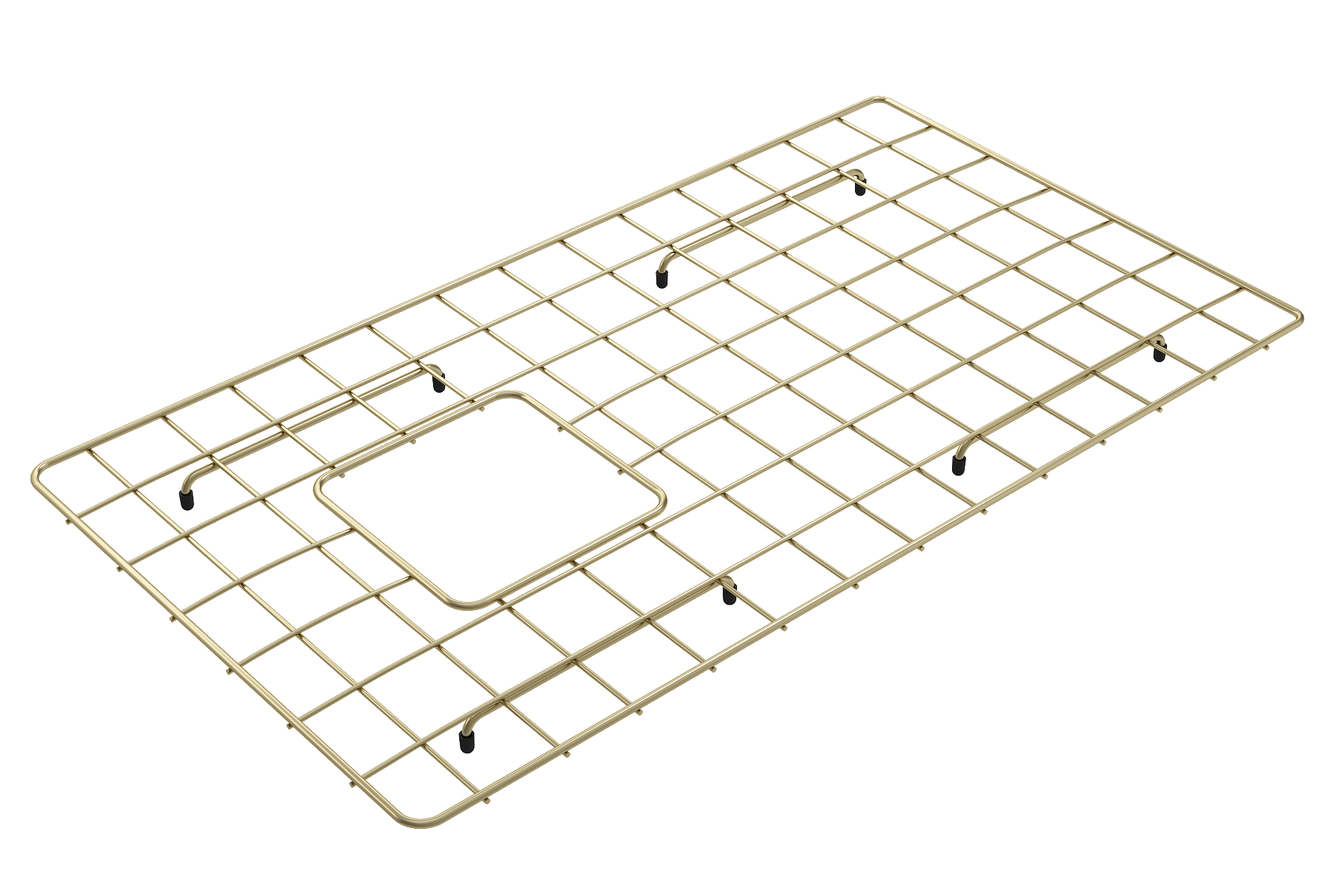 Stainless Steel Sink Rack in Brushed Gold finish for 30 in. 1344 Farmhouse Apron Front Fireclay Single Bowl Kitchen Sinks New Design